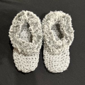 Hand crocheted, women’s small, fits size 5-7.  New.